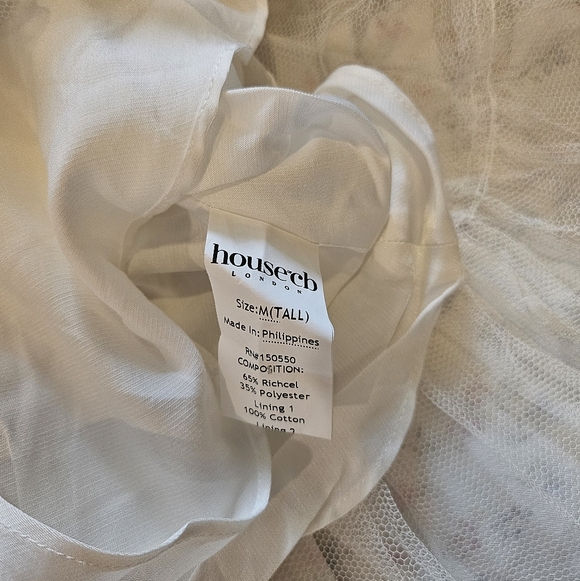 House of CB ‘Elida’ White Posy Print Corset Mini Dress ♡ - Picture 11 of 12